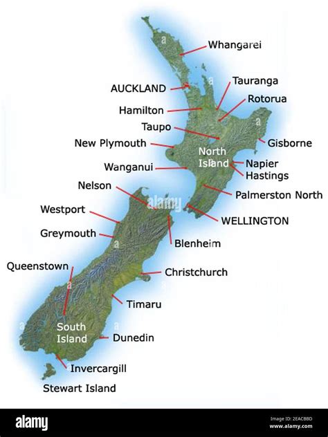 new zealand towns and cities.